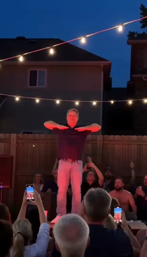 Cheba Man AI video, part 1: Arms out like wings