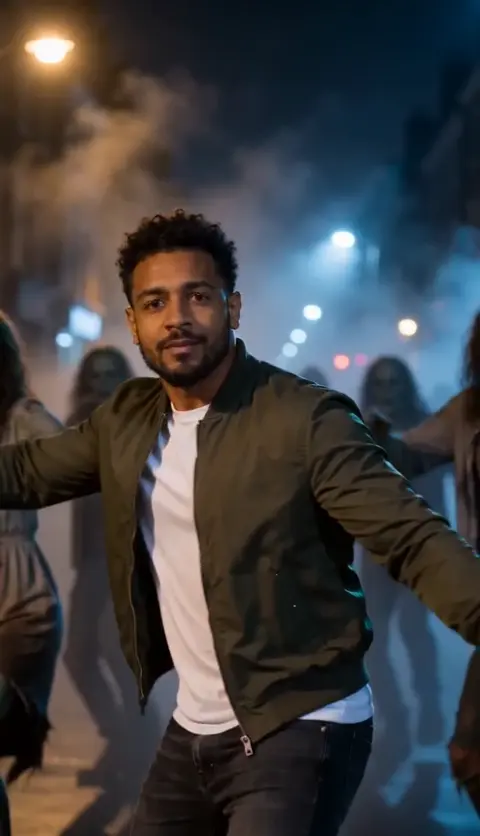 Thriller Dance AI video, part 2: They rise