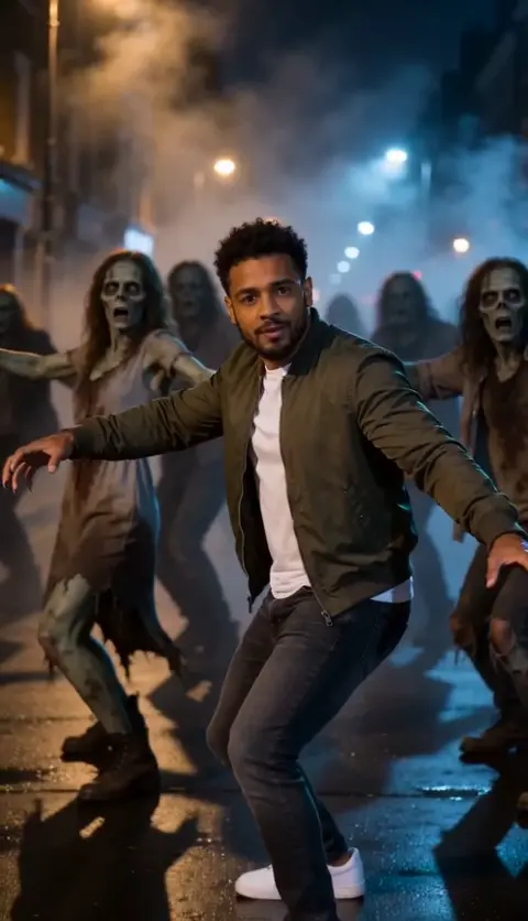 Thriller Dance AI video, part 4: The lunge