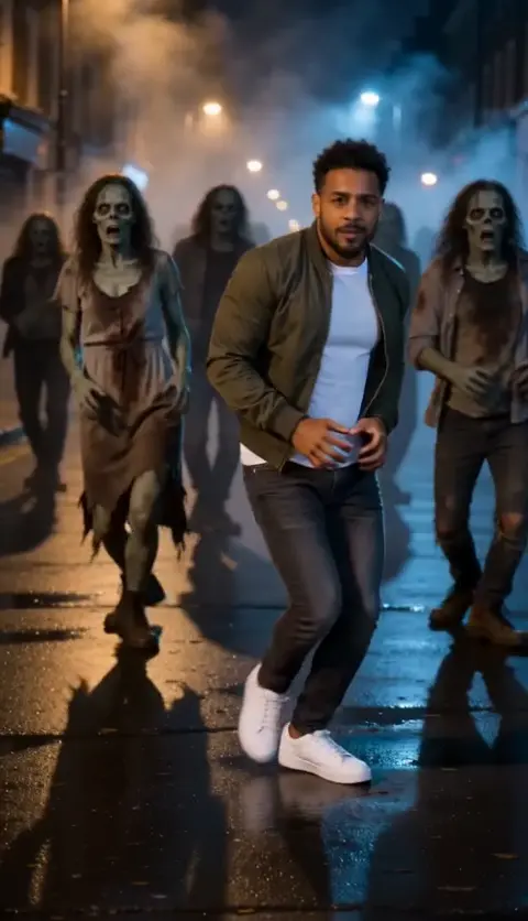 Thriller Dance AI video, part 5: Claws and stomp